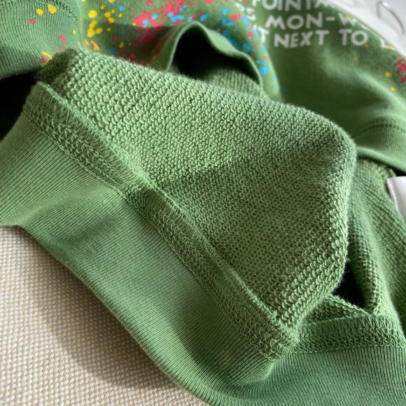 Mother Green Print Crew Neck Sweatshirt - Picture 4 of 8